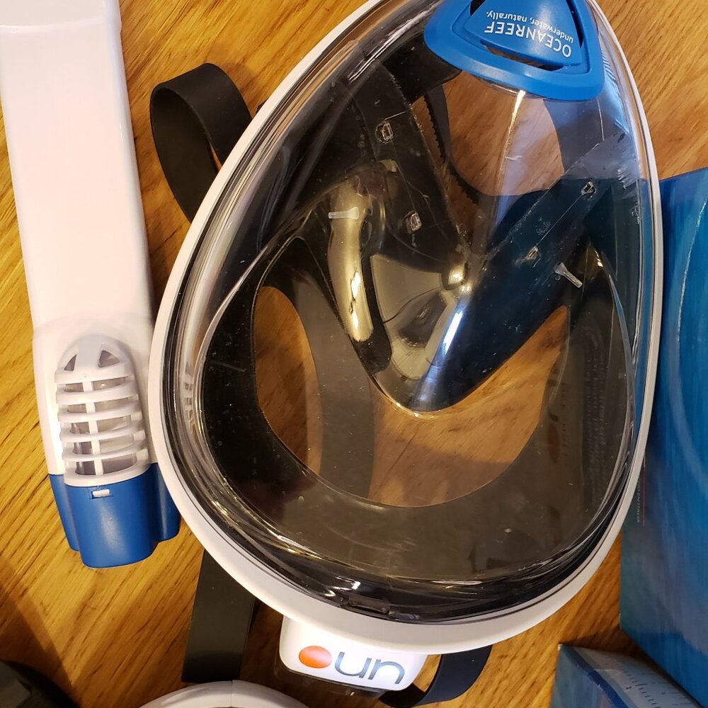 Snorkeling  Masks = ARIA by Ocean Reef Uno Full Face  Dry Masks size L-XL